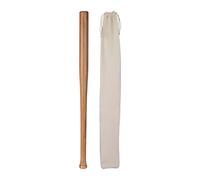 Relaxdays Bate de béisbol madera 34" marrón claro