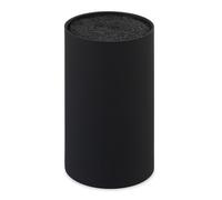 Relaxdays Bloque redondo para guardar cuchillos negro