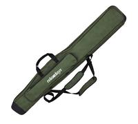 Relaxdays Bolsa grande para cañas, 5 bolsillos blanco,verde oscuro,negro