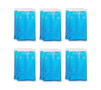 Relaxdays Bolsas frío calor rectangulares set 12 azul