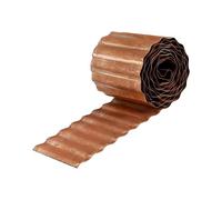 Relaxdays Borde césped óxido marrón