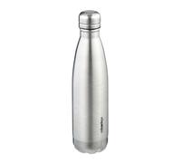 Relaxdays Botella de acero inoxidable 500 ml plata