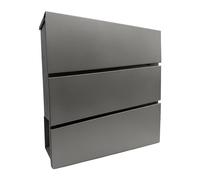 Relaxdays Buzón con espacio para revistas antracita