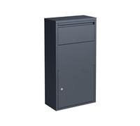 Relaxdays Buzón postal gris