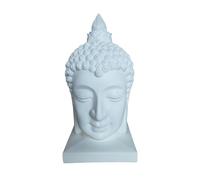Relaxdays Cabeza Buda 60 cm blanco