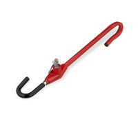 Relaxdays Candado antirrobos volante coche rojo,negro,plata