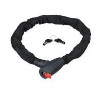 Relaxdays Candado de cadena SECURE para bicicletas negro