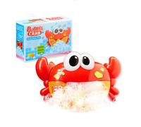 Relaxdays Cangrejo de burbujas para la bañera blanco,amarillo,rojo