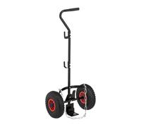 Relaxdays Carrito para bombonas de Gas, 3 y 5 kg, Negro y Rojo