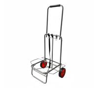 Relaxdays Carro plegable gris