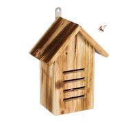 Relaxdays Casa para mariquitas de madera marrón,marrón claro