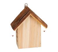 Relaxdays Casa para mariquitas madera natural marrón,marrón claro