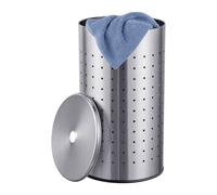 Relaxdays Cesto de ropa con tapa acero inoxidable