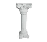 Relaxdays Columna griega 85cm blanco