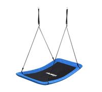 Relaxdays Columpio nido curvo 150 kg blanco,azul,negro