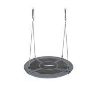 Relaxdays Columpio nido niños hasta 300 kg blanco,negro,gris