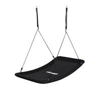 Relaxdays Columpio Nido XXL para niños y Adultos, Curvo, 150 kg, 165 x 150 x 80 cm, Negro