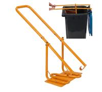 Relaxdays Compactador manual para contenedores gris