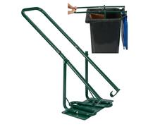 Relaxdays Compactador manual para contenedores gris