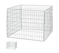 Relaxdays Compostador de Metal, Set de 2, Compostera Ecológica de Jardín, 70x90x90 cm, Compostaje, 560 L, Acero, Verde