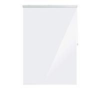 Relaxdays Cortina Enrollable Ducha Cadena, Estor Bañera, Repele el Agua, Antisalpicaduras, Varios Tamaños, Transparente