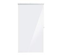 Relaxdays Cortina Enrollable Ducha Cadena, Estor Bañera, Repele el Agua, Antisalpicaduras, Varios Tamaños, Transparente