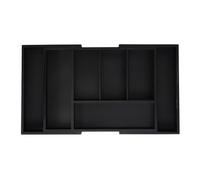 Cubertero cajon Organizador de cubiertos bandeja extensible 5 compartimentos
