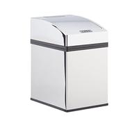 Relaxdays Cubo Basura Cocina Pequeño con Sensor, Acero Inoxidable, Plateado, 5 litros