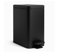 Relaxdays Cubo de basura estrecho 10 l negro