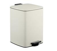 Relaxdays Cubo de basura de cocina 20 L con bolsas beige,negro