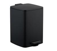 Relaxdays Cubo de basura de cocina 20 L con bolsas negro