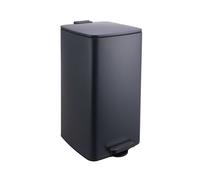Relaxdays Cubo de cocina, 30 L negro,plata,gris