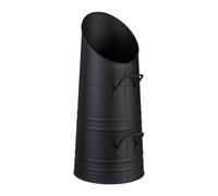 Relaxdays Cubo para carbón 9 litros negro