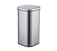 Relaxdays Cubo sensor acero inoxidable plata