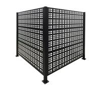 Relaxdays Cubrecontenedor para basura 120 cm negro