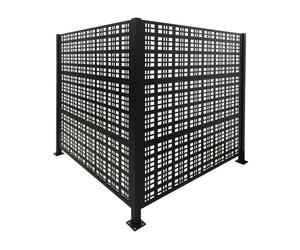 Relaxdays Cubrecontenedor para basura 120 cm negro