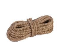 Relaxdays Cuerda de Yute de 8 mm x 40 m de Largo, Biodegradable, Manualidades, Jardín, Embalaje, Rascador Gatos, Natural