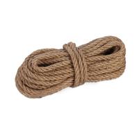 Relaxdays Cuerda de Yute de 8 mm x 40 m de Largo, Biodegradable, Manualidades, Jardín, Embalaje, Rascador Gatos, Natural