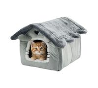 Relaxdays Cueva para gatos gris