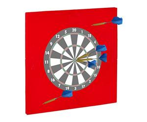 Relaxdays Dartscheibe Schutzring Marco Diana Cuadrado, EVA, 71 x 71 x 3 cm, Adultos Unisex, 1 Unidad