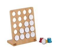 Relaxdays Dispensador 20 cápsulas de Nespresso marrón claro