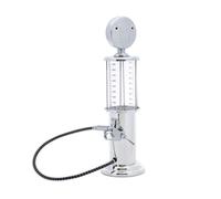 Relaxdays Dispensador bebidas surtidor gasolina negro,plata,transparente