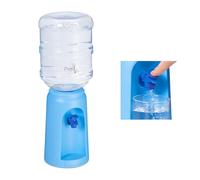 Relaxdays Dispensador de Agua con Tanque y Grifo, Accesorio de Oficina, 4,5L, Plástico, 47,5 x 17 cm, 1 Ud, Rojo, 1 Unidad