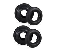 Relaxdays Dos neumáticos de repuesto 3.00-4 negro