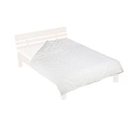 Relaxdays Edredón Cama 4 Estaciones, Relleno Nórdico Doble, Certificado Oeko-Tex, Poliéster, 155x220 cm, Blanco