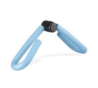 Relaxdays Ejercitador de Muslos, Brazos y Piernas, Aparato Entrenamiento en Casa, Entrenador Multifuncional, Celeste
