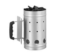 Relaxdays Encendedor de barbacoa negro,plata