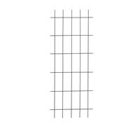 Relaxdays Enrejado Trepadoras Jardín, 150x60 cm, Tutor Enredaderas Autónomo, Espaldera con Estacas, Celosía Metal, Negro