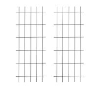 Relaxdays Enrejado trepadoras metal 150 cm negro