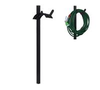 Relaxdays Enrollador alto para colgar la manguera negro